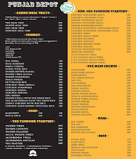 Punjab Depot menu 1