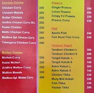 Madhur Restaurant & Bar menu 2