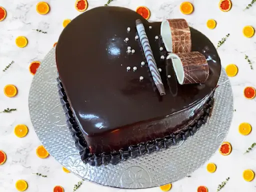 Choco Chip Hearts Truffle Cake