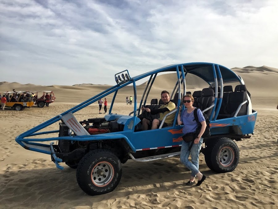 Ica, Huacachina, buggy