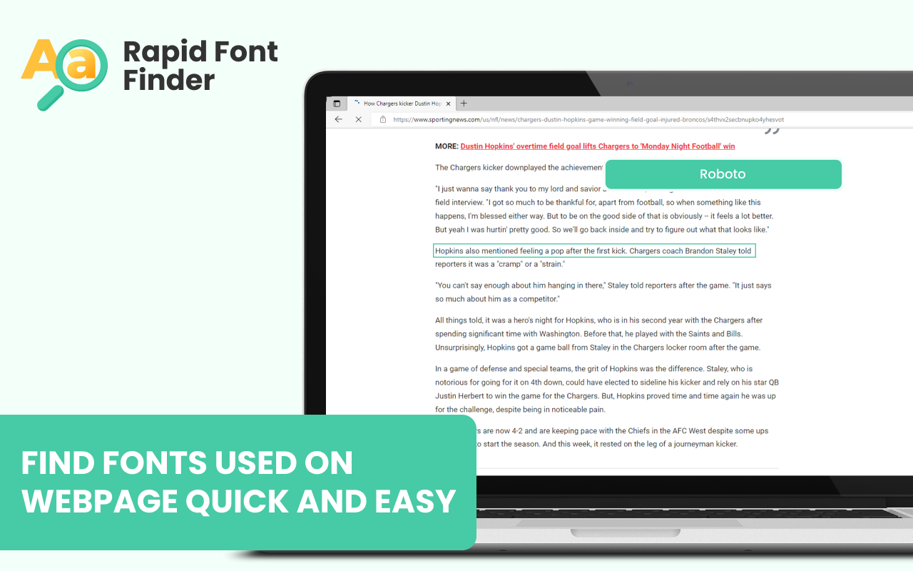 Rapid Font Finder Preview image 1