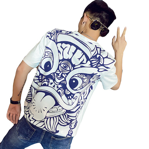 Title 3, Printed fashion mens short sleeve
