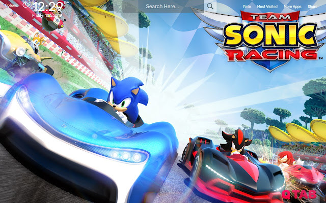 TEAM SONIC RACING Wallpapers HD Theme