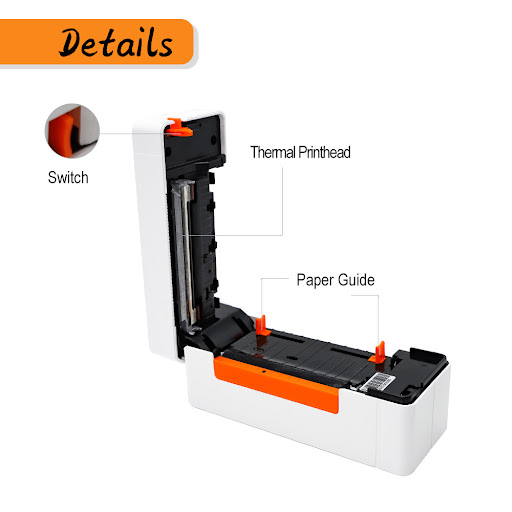 Title 1, Electronic Thermal Courier Printer Prints clear...