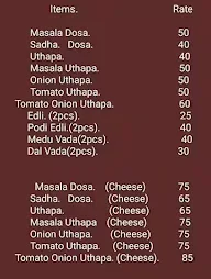 Balaji Snacks Center menu 1