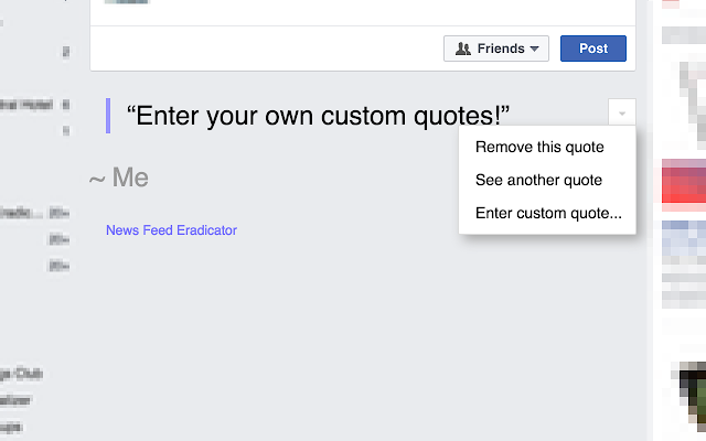 News Feed Eradicator For Facebook Chrome Web Store