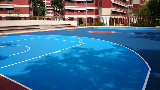 Basketball Court With Stands