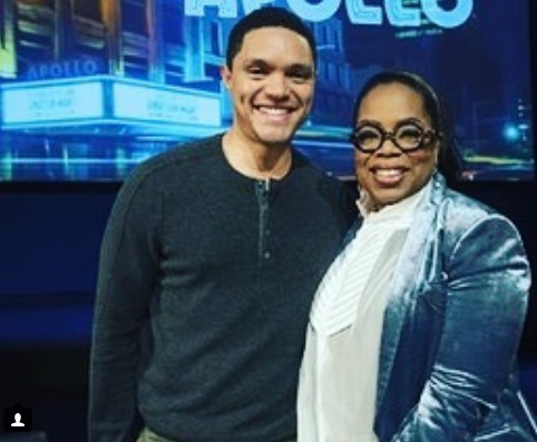 Trevor Noah sat down with Oprah Winfrey.