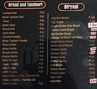 Sri Aaswadh menu 3