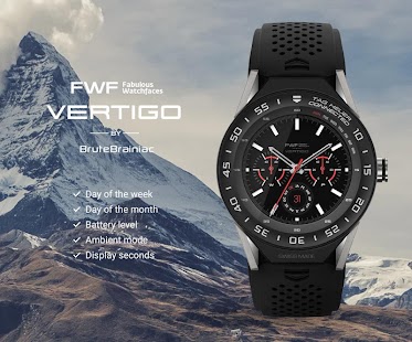 Vertigo Classic Watch Face يتباين بحسب الجهاز APK + Mod (المال غير محدود) إلى عن على ذكري المظهر