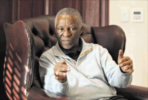 Former president Thabo Mbeki. File photo.