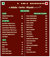 Aslam's menu 2