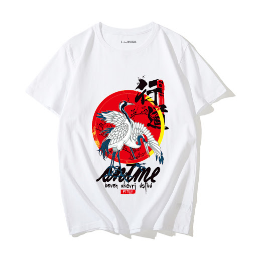 Title 2, Mens short sleeve tide print loose fit T-shirt...