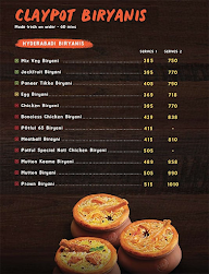 Potful - Claypot Biryanis menu 1