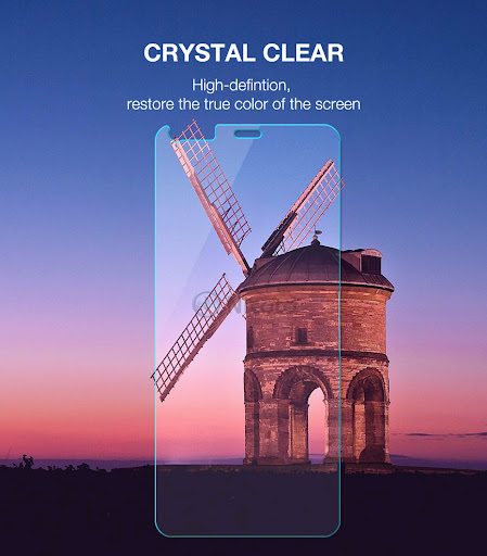 Title 4, Tempered Film Screen Protector with Positioning...
