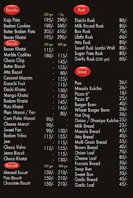 Sethi's The Cake Shop menu 2