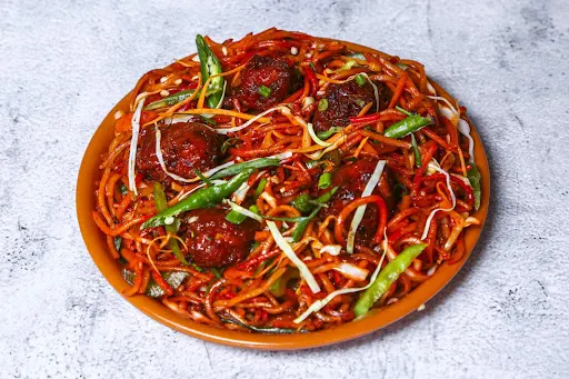 Veg Manchurian Noodles