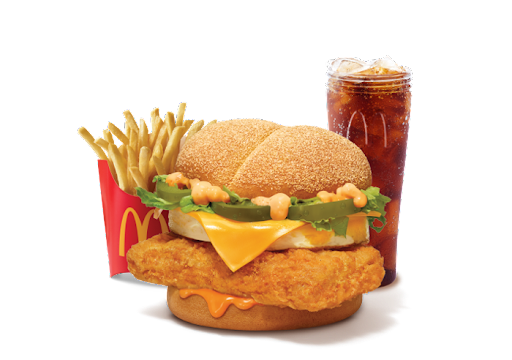 McSpicy Premium Burger Chicken Combo