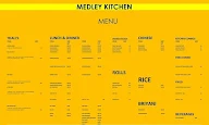 Medley Kitchen menu 1