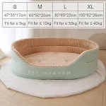 Green khaki bed