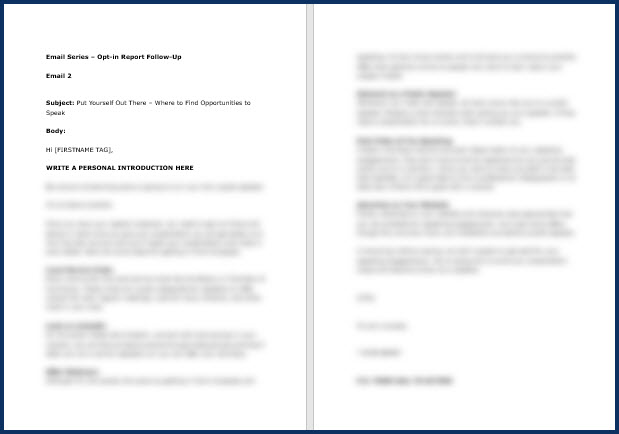 Presenting With Confidence - OptIn Email 2