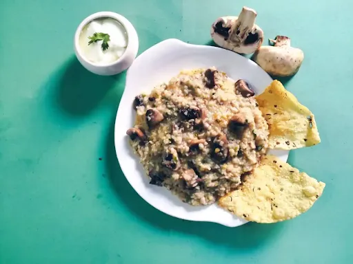 Creamy Mushroom Khichdi