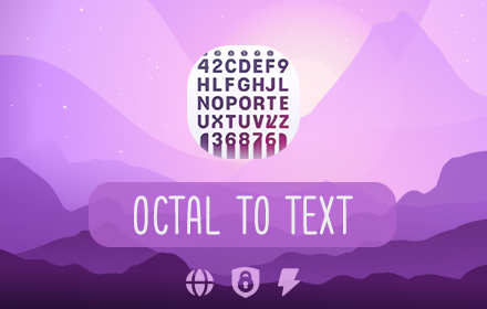 Octal to Text - Base 8 Number System small promo image