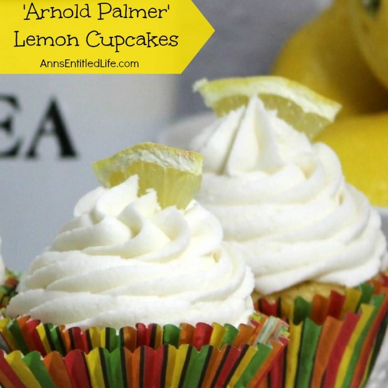 Arnold Palmer Lemon Cupcake