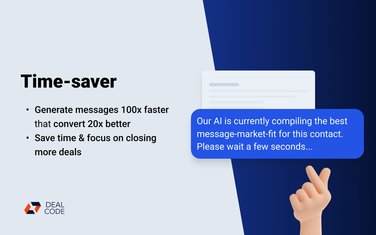 Dealcode AI Message Generator - Sales ChatGPT Preview image 2