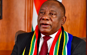 President Cyril Ramaphosa during his visual Freedom Day speech on April 27 2020.