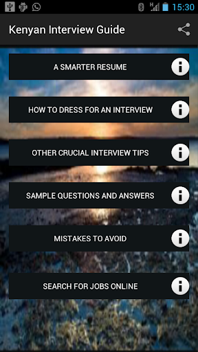 Kenyan Interview Guide