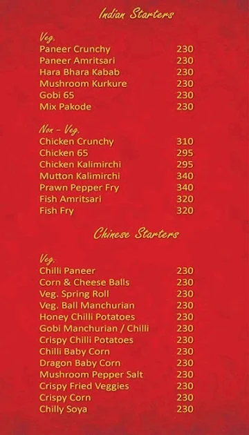 Punjabi Nation menu 