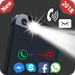 Cover Image of Download Flash on Call and SMS: Automatic flashlight 2019 1.2.3 APK