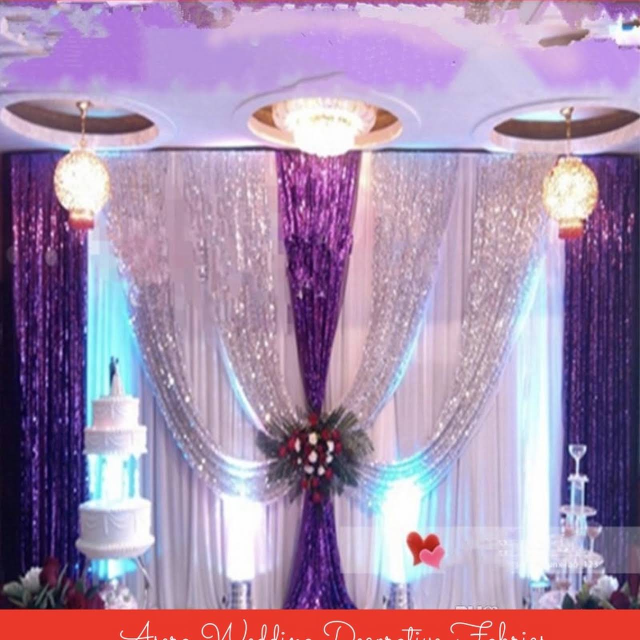 Asera Wedding Decoration Fabric Wholesaler Wedding Decoration