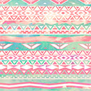 Mint Aztec Chevron Monogram Chrome extension download