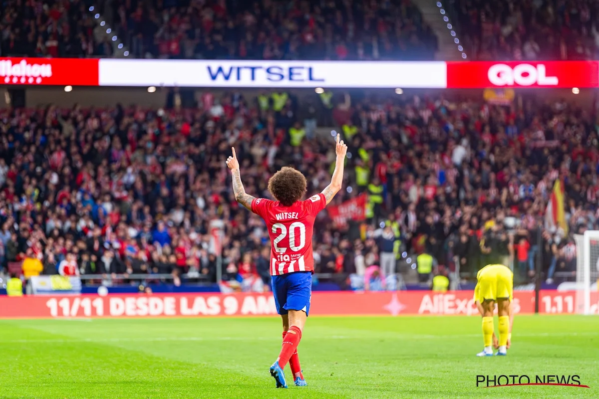 L'intense émotion d'Axel Witsel après son premier but avec l'Atlético 