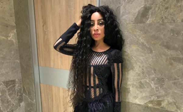 Khanyi Mbau proves she's not to be messed with.