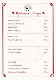 Wok and Roll menu 1