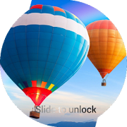 Hot Air Balloon Lock Screen  Icon