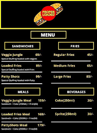 Proper Loaded menu 1