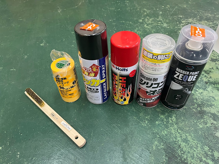 S2000のDIY・ラバースプレー塗装・キャリパー塗装・#S2000・徳島に関するカスタム事例の投稿画像2枚目