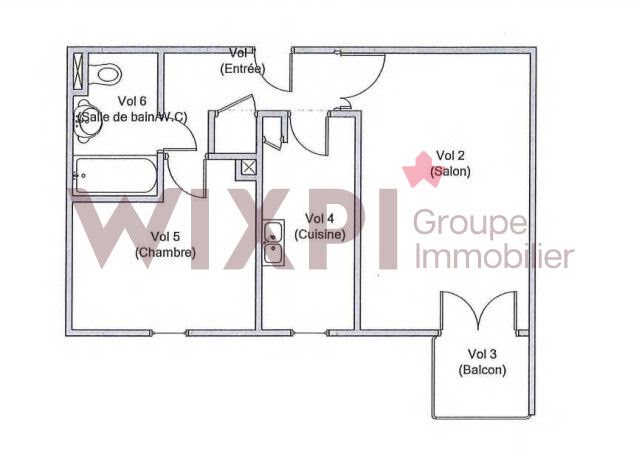 Location meublée appartement 2 pièces 51.5 m² à Bourgoin-Jallieu (38300), 730 €