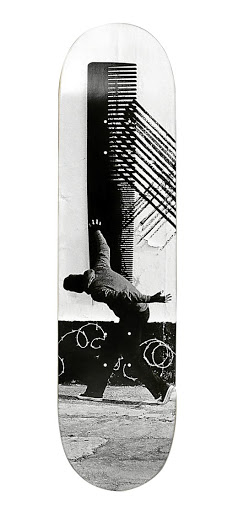 One of Robin Rhodes's skateboard designs.