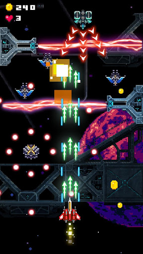 Télécharger Gratuit Retro Space War: Jeux de tir Galaxy Space Attack  APK MOD (Astuce) 3