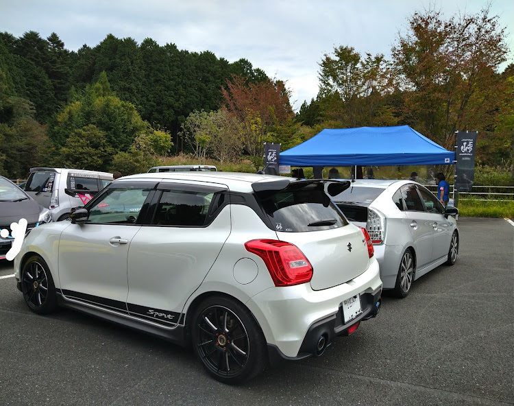 スイフトスポーツのコロナウイルスに負けるな・峠ステッカー・㊗峠ステッカーコンプリートに関するカスタム事例の投稿画像1枚目