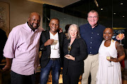 From left, Kaya FM MD Greg Maloka with Ndumiso Ngcobo, Jenny Crwys-Williams, David O’Sullivan and Kgomotso Matsunyane.