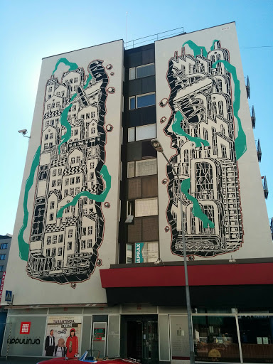 Pori Marketplace Mural