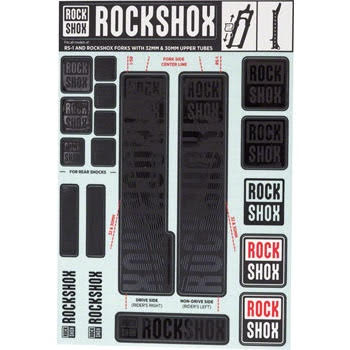 RockShox RockShox Decal Kit, 30/32mm alternate image 0