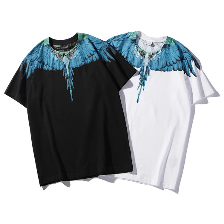Title 7, T-shirt manica corta Jungle Blue Wings per copp...