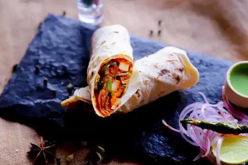 Patiala Paneer Tikka Roomali Roll